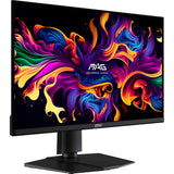MSI MAG 271QP QD-OLED X28 – 26,5″ gamingskærm, 2560 × 1440, 280 Hz – forside set skråt fra venstre