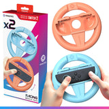 Oniverse Nsw2 Pack Of 2 Racing Wheel Controller Holders - Orange/Blue ONIVERSE