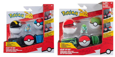 Pokémon - Clip N Go Belt Set Squirtle or Bulbasaur