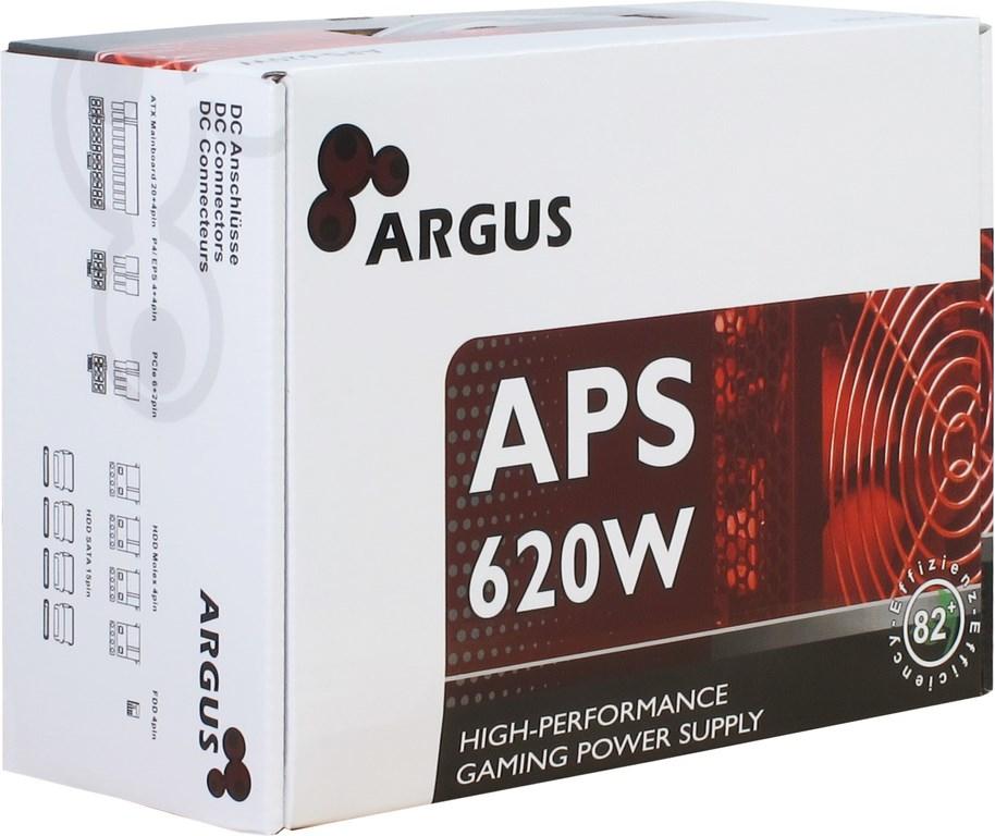 Argus APS-620W Strømforsyning 620Watt Inter-Tech Elektronik Handels