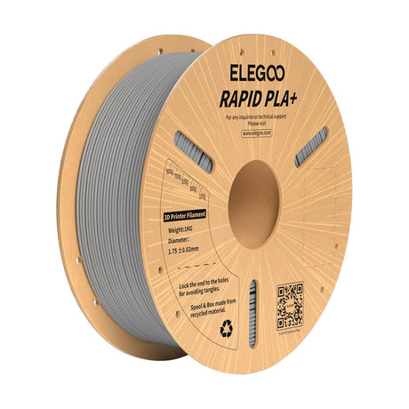 Elegoo Rapid PLA+ filament – grå, 1,75 mm, 1 kg