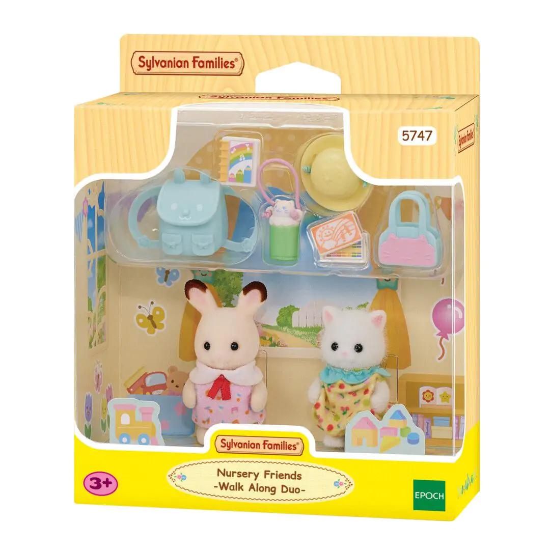 Sylvanian Families Walk Along Duo – to babyfigurer – produktbillede 2