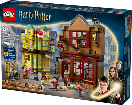 LEGO 76452 Harry Potter Quality Quidditch and Fortescue's Ice Cream Parlor LEGO