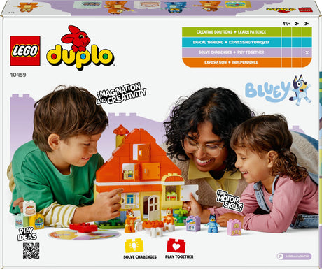 LEGO - DUPLO Bluey - Bluey's Family House with Memory Game (10459) LEGO