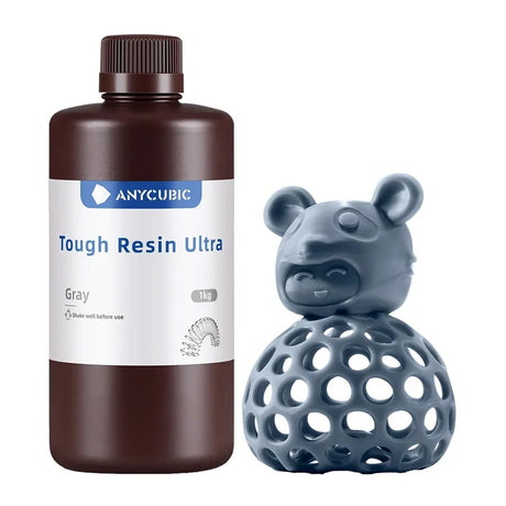 Anycubic Tough Resin Ultra – grå, 1 kg