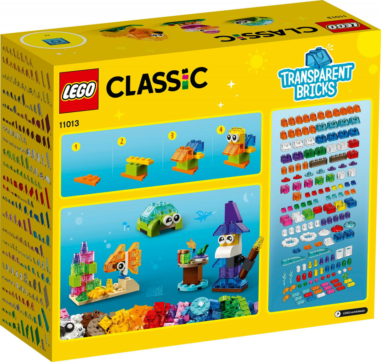 LEGO Classic - Creative Transparent Bricks (11013) LEGO