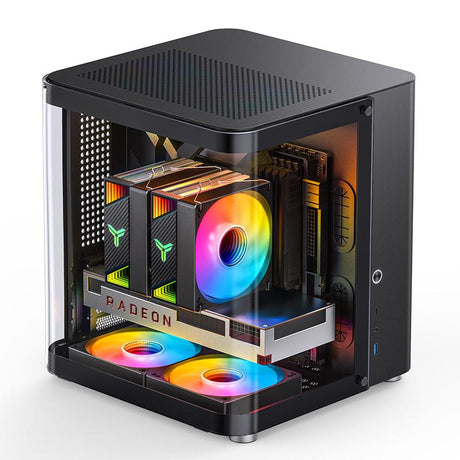 Jonsbo TK-1 Black, Micro ATX/ITX, rounded glass Dongguan Sibositong Industrial Co., Ltd. (Jonsbo)