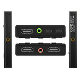 j5create JVA06 – Capture-enhed med to HDMI-indgange – Sider og stik
