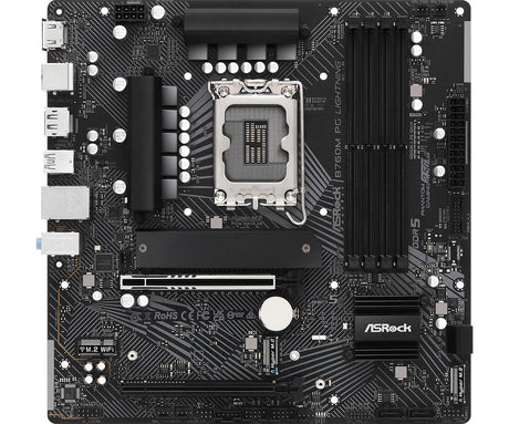 ASRock B760M PG LIGHTNING Micro-ATX LGA1700  Intel B760 ASRock