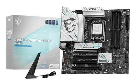 MSI B860M GAMING PLUS WIFI bundkort - LGA1851, micro-ATX - visning 1