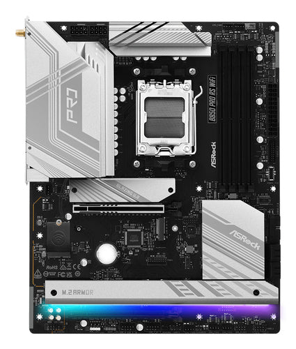 ASRock B850 Pro RS WiFi bundkort - produktbillede 3