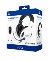 ﻿Playstation 4 HW Bigben Stereo Gaming Headset v3 (White)