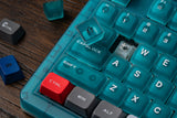 8BitDo Retro 87 Mechanical Keyboard Clear Blue – Aftaget tast viser mekanisk kontakt