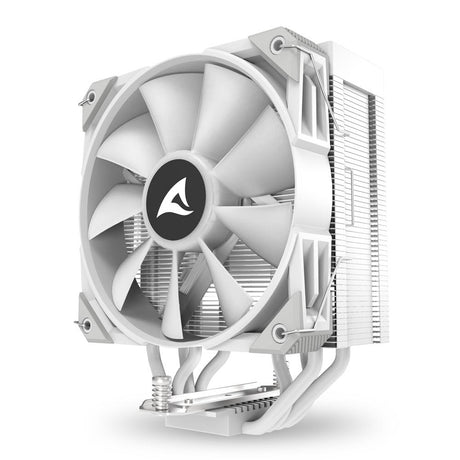 Sharkoon A40 RGB CPU-køler – hvid, 120 mm, 4 heatpipes – billede 5