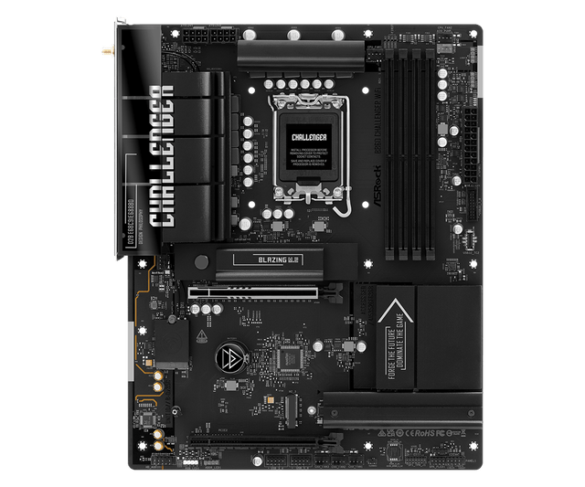 ASRock B860 Challenger WiFi bundkort - LGA1851, DDR5 - produktbillede