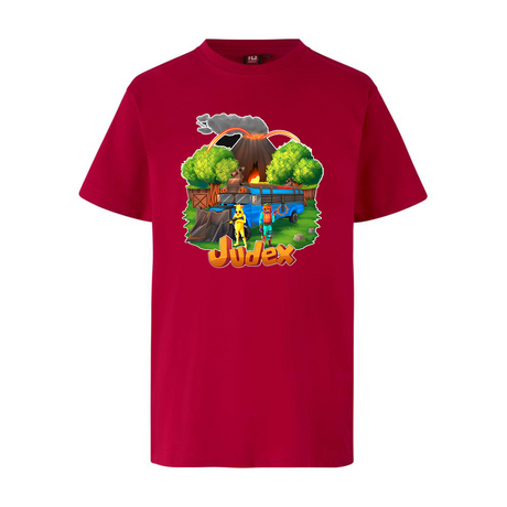 Judex Fortnite Battlebus Tee - Rød Judex