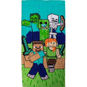 Minecraft bath towel, beach towel 70x140cm Minecraft
