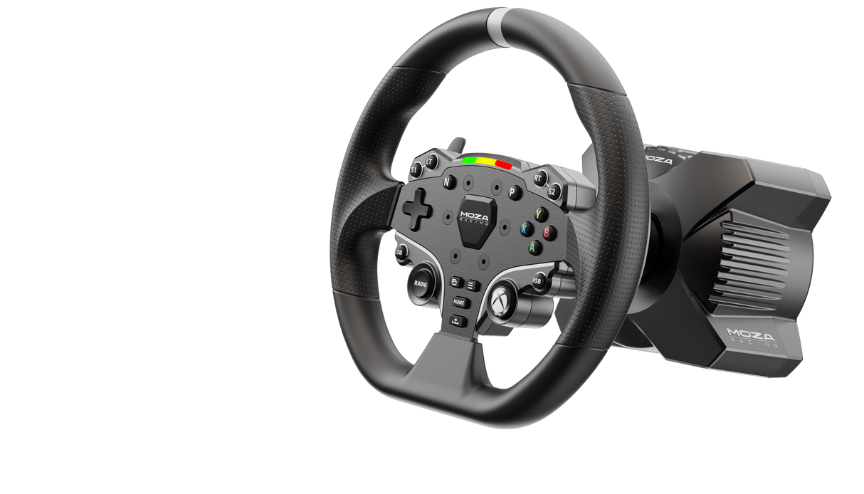 Moza R3 Racing Simulator (R3 Base, ES Wheel, SR-P Lite Two Pedals, table clamp)