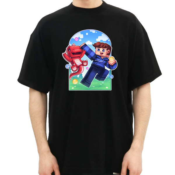 Judex Dino T-Shirt - Schwarz