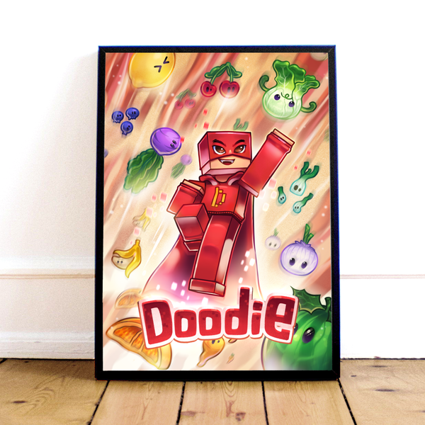 Doodie Food Fight Poster