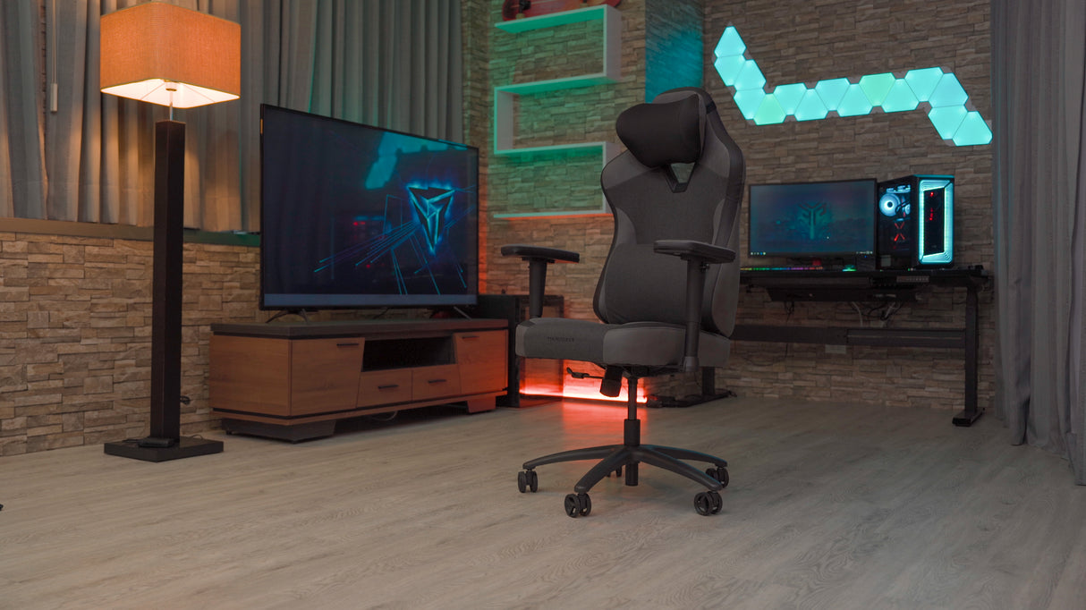 ThunderX3 EAZE Loft Sort Gamerstol - 125 kg max Ergonomisk