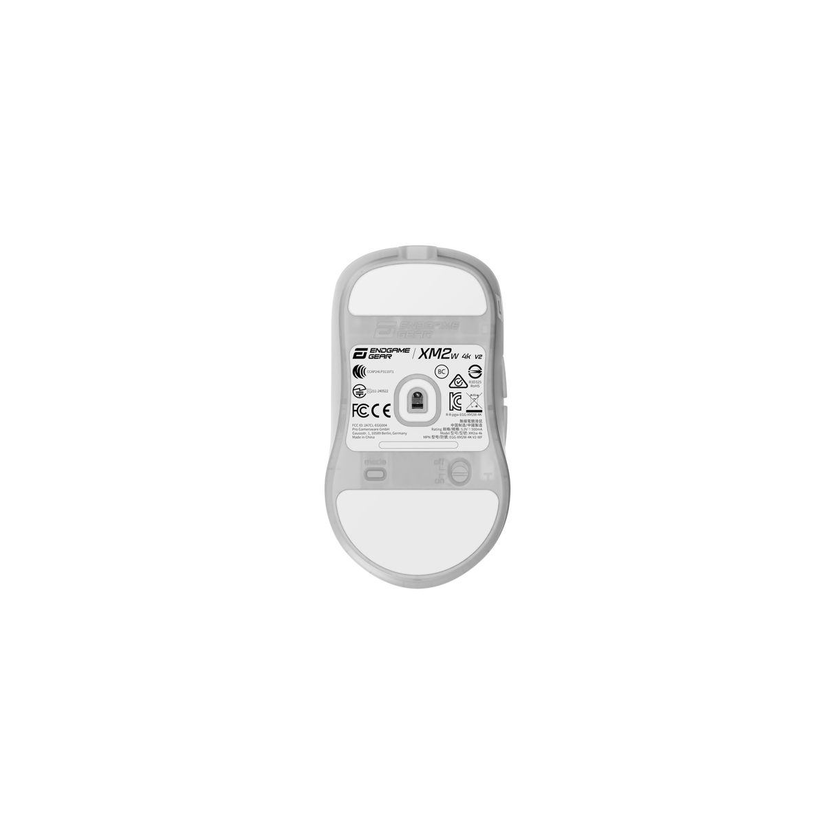 Endgame Gear XM2w 4K V2 – Trådløs Gaming Mus (White Frost)