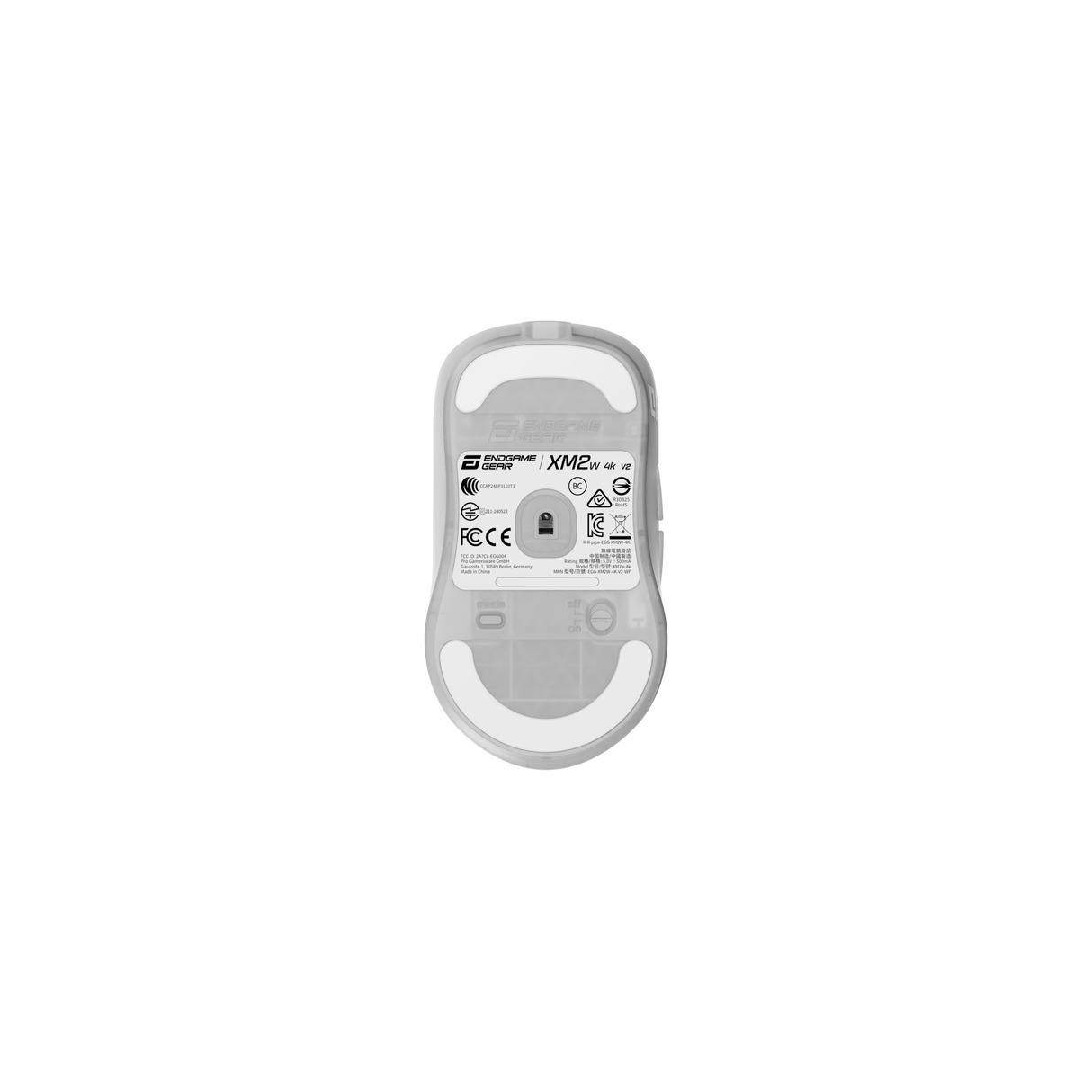 Endgame Gear XM2w 4K V2 – Trådløs Gaming Mus (White Frost)