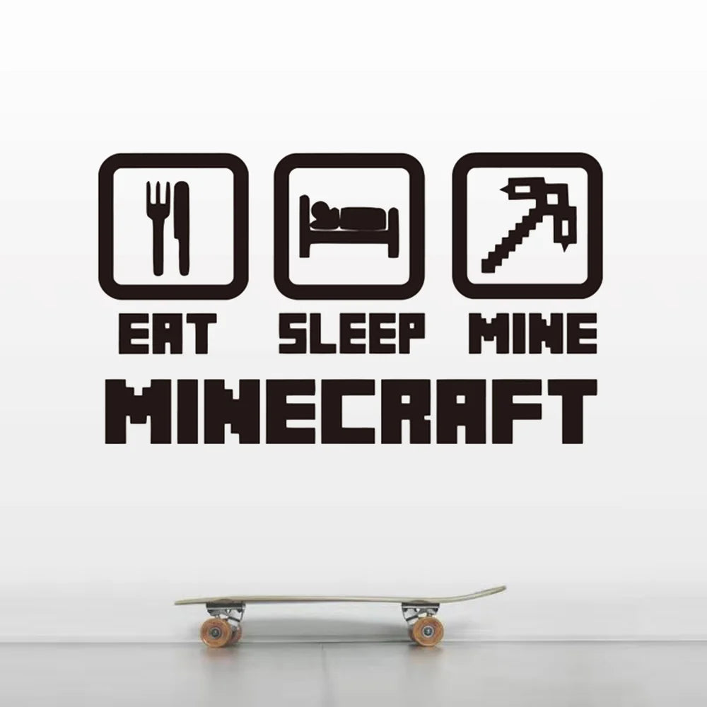 Minecraft Kæmpe wall sticker Minecraft