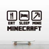 Minecraft Kæmpe wall sticker Minecraft