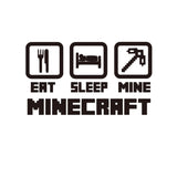 Minecraft Kæmpe wall sticker Minecraft