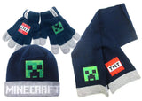 Minecraft Explosive Børnesæt – Hue, Halstørklæde og Handsker (54-56 cm) Mojang