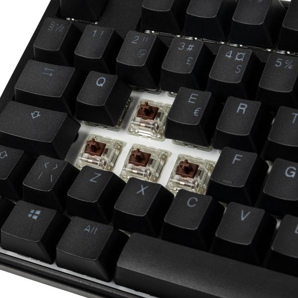 Ducky One 3 - Klassisk Sort/ Hvid Nordic - Fullsize - Gateron Baby Kangaroo - RGB Ducky