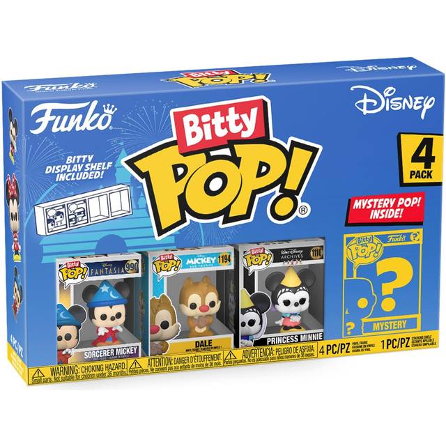 Funko! - Bitty POP 4PK Disney Sorcerer Mickey (71321) Funko