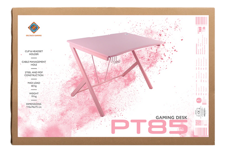 L33T - PINK LINE PT85 Gaming Bord - Pink Deltaco