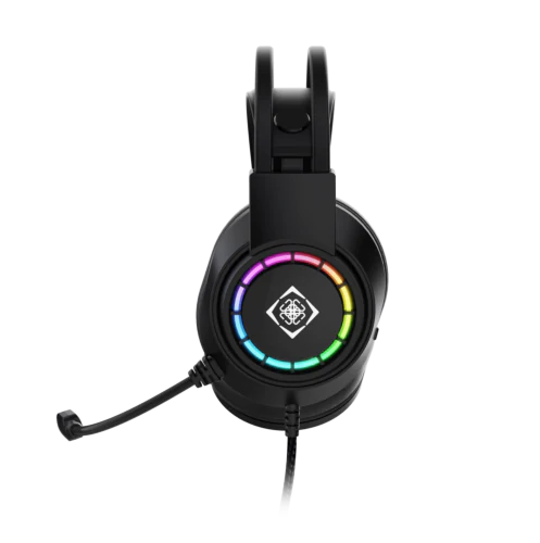 Deltaco - DH220 USB Stereo Gaming Headset - RGB - Sort Deltaco