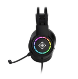 Deltaco - DH220 USB Stereo Gaming Headset - RGB - Sort Deltaco