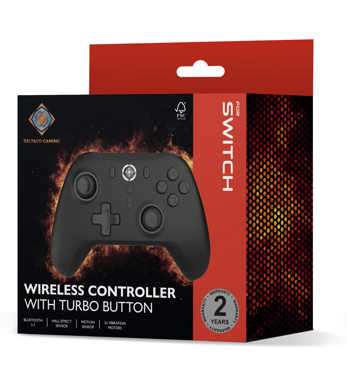 Deltaco - Wireless Switch Gamepad med Bluetooth 5.1 Deltaco