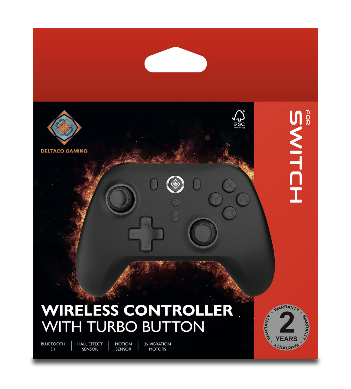 Deltaco - Wireless Switch Gamepad med Bluetooth 5.1 Deltaco