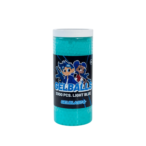 GelBlast GelBalls Light Blue – 3.300 stk. klar til brug