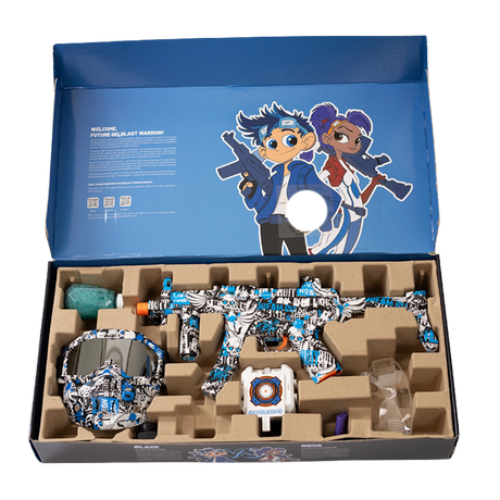GelBlast Strike-UMP – Blue Frozen Geekd