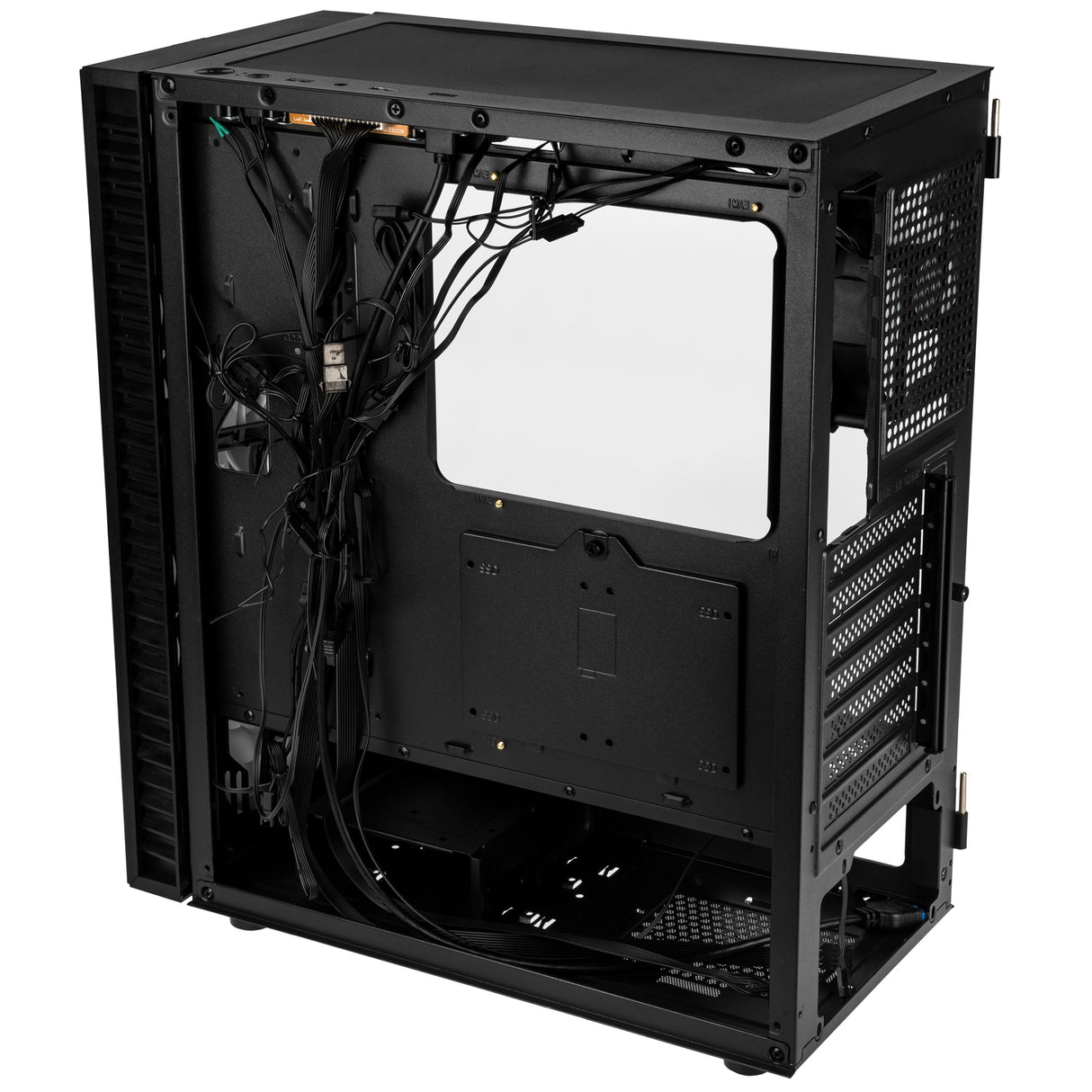 Kolink Observatory HF Glass ARGB Midi Tower Case - Black