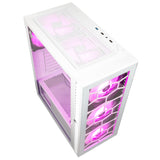 Kolink Observatory HF Glass ARGB Midi Tower Case - White