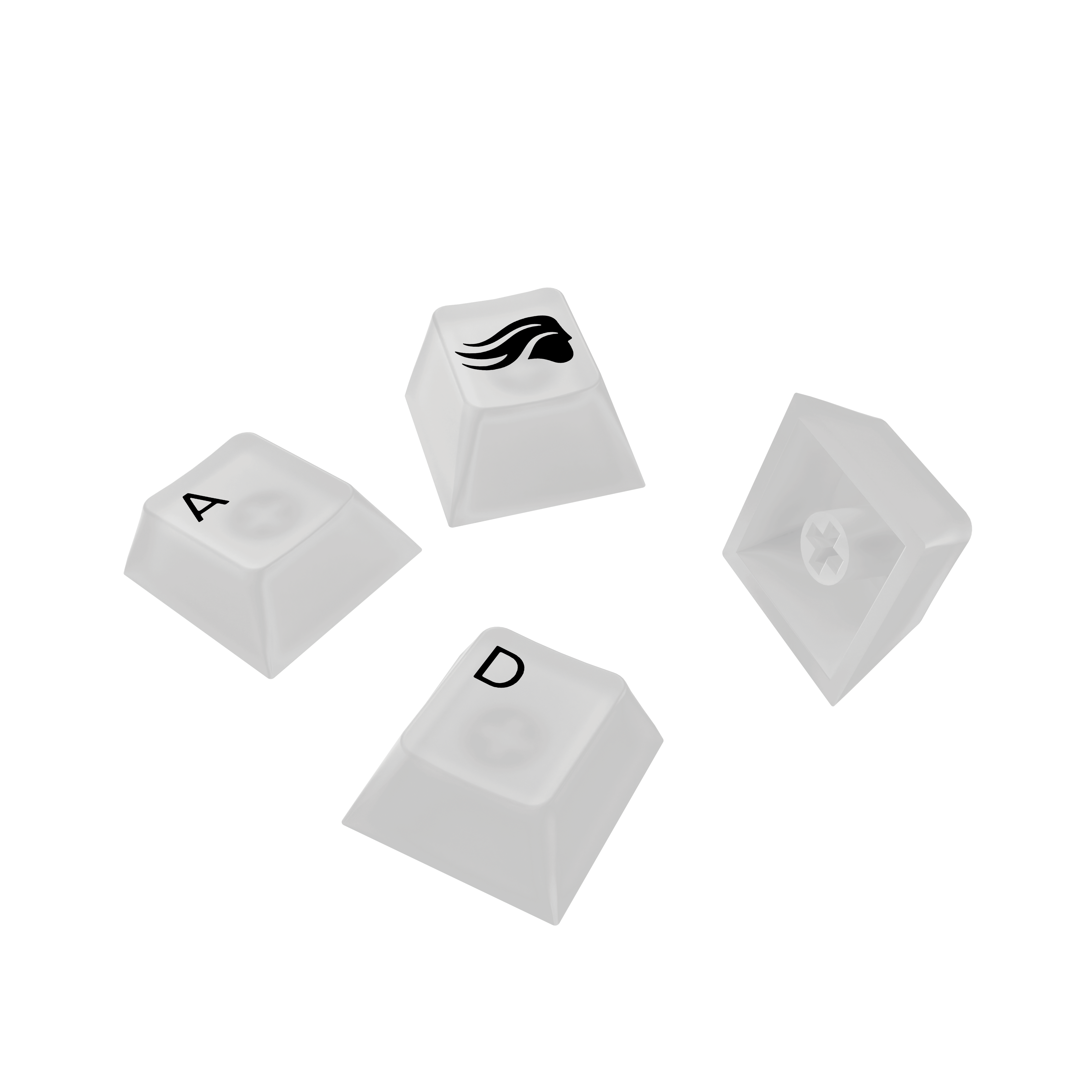 Glorious Polychroma V2 RGB Keycaps - Nordic ISO (131 pcs) - Cherry Profile Glorious