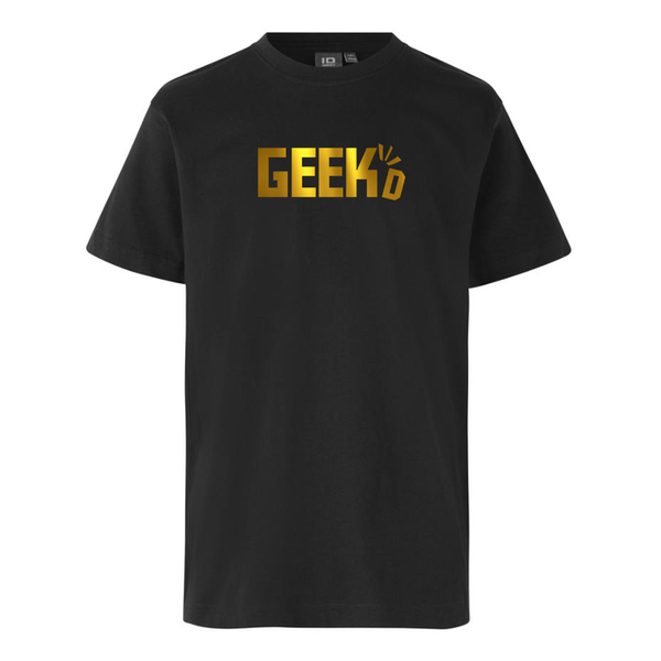 Geekd - Guld Logo Tee - Sort