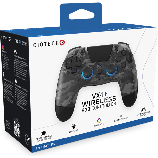 GIOTECK WX4+ Trådløs Camo Controller Nintendo Switch