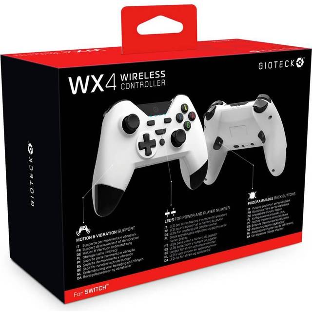 Gioteck WX-4 Trådløs BT Controller Hvid