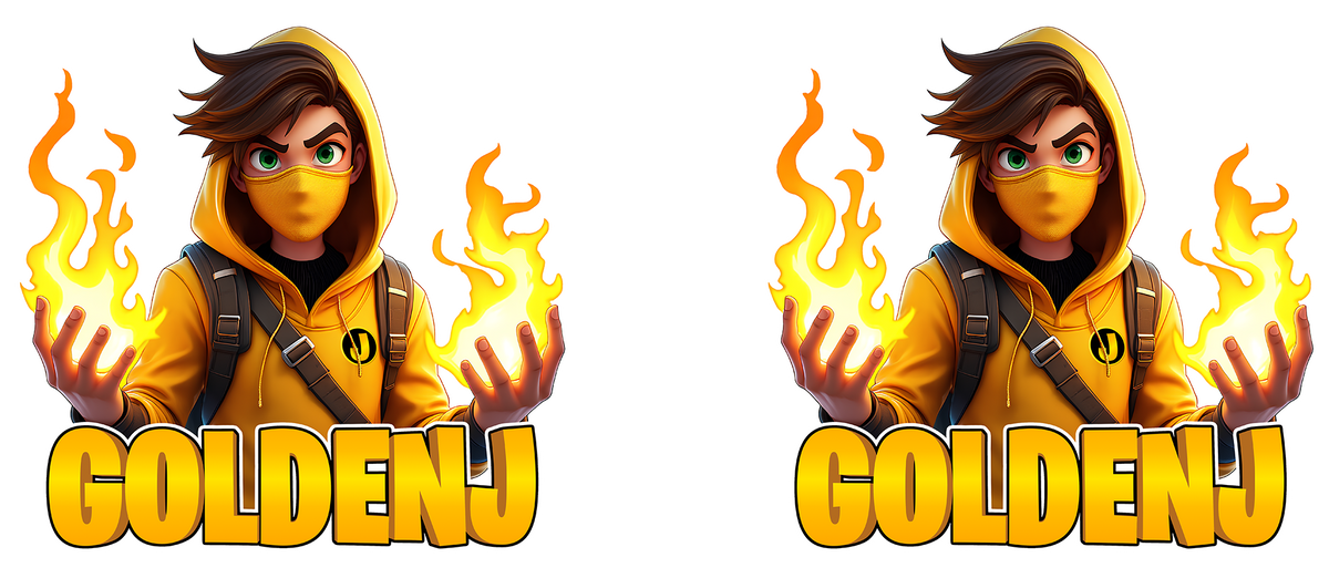 KOP TRYK - GoldenJ Flamme Geekd