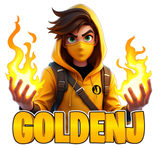 GoldenJ Flamme Tryk - Lille Geekd