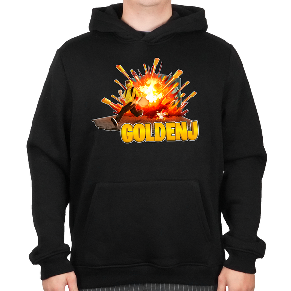 GoldenJ Vault Hoodie – Schwarz