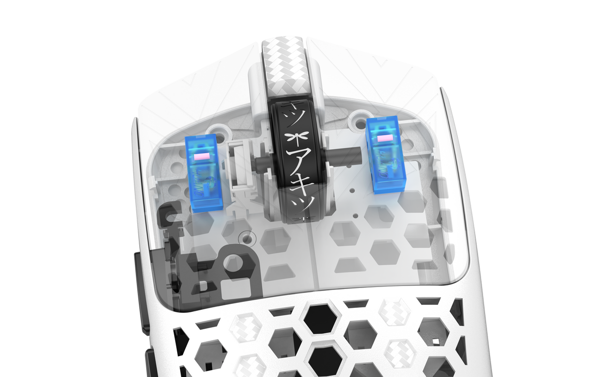 Arbiter - AKITSU weiße Gaming-Maus